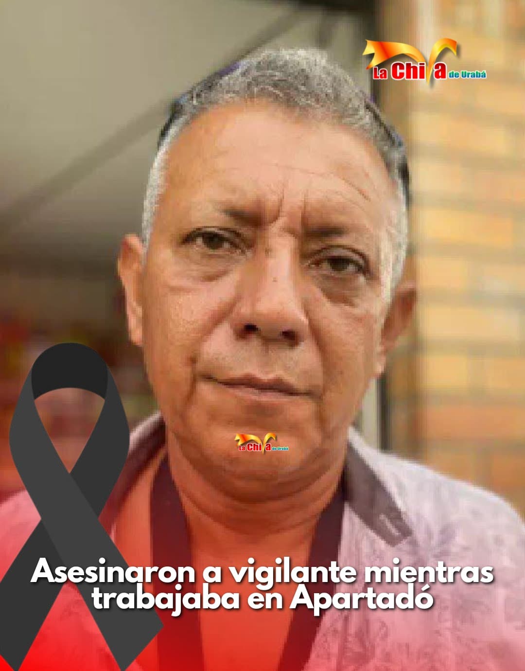 El vigilante de la Panamericana asesinado  en Apartadó, dejó tres hijos