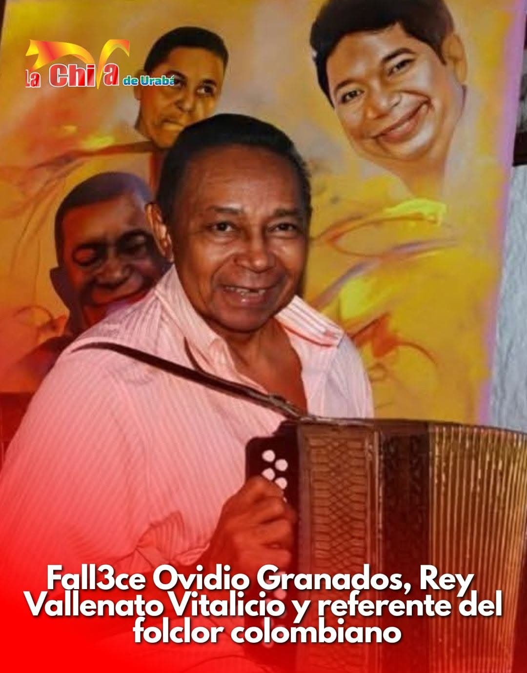 Falleció Ovidio Granados Melo, Rey Vallenato Vitalicio y referente del folclor colombiano