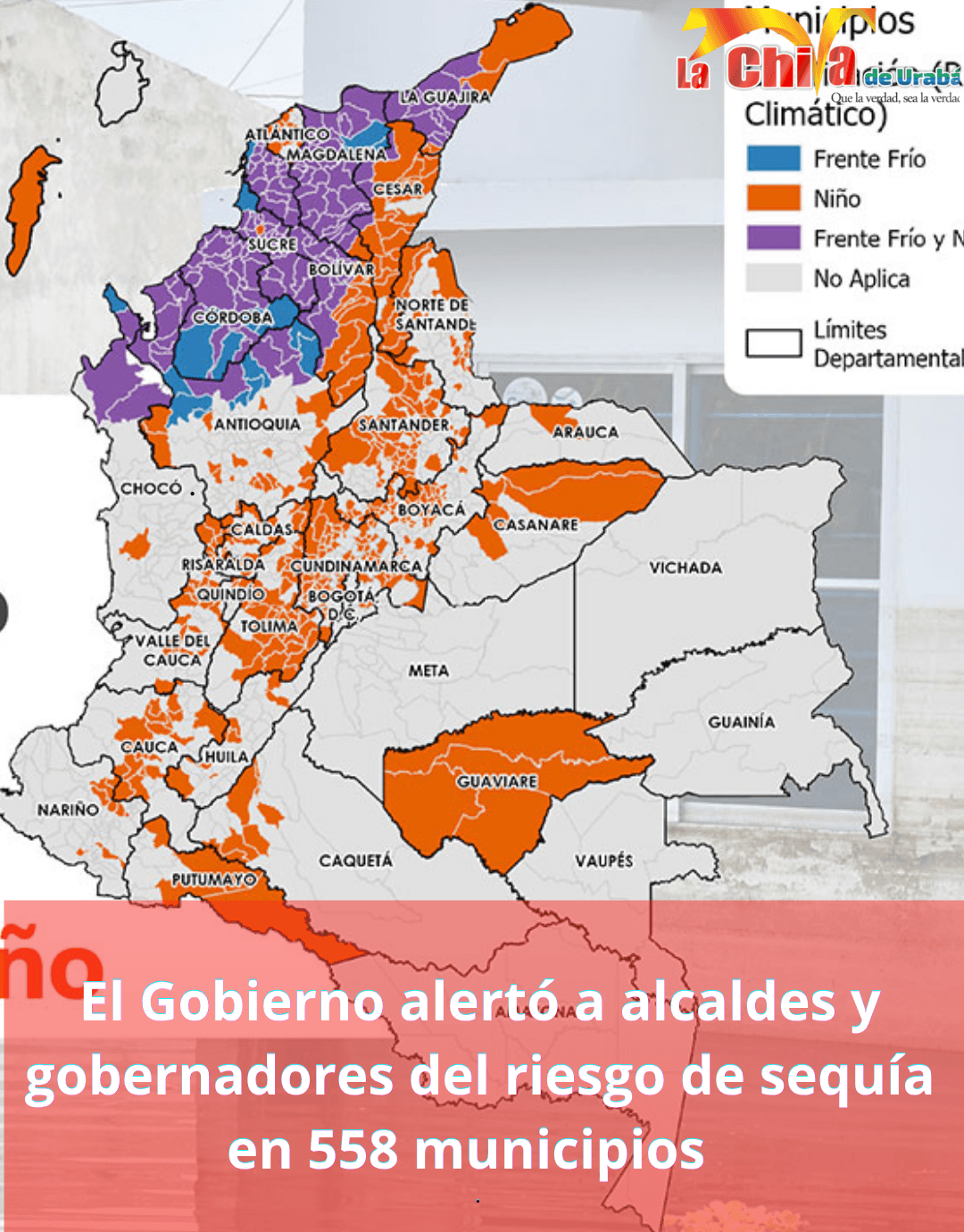 ¡Alerta en 558 municipios! En riesgo de sequía por el fenómeno de El Niño
