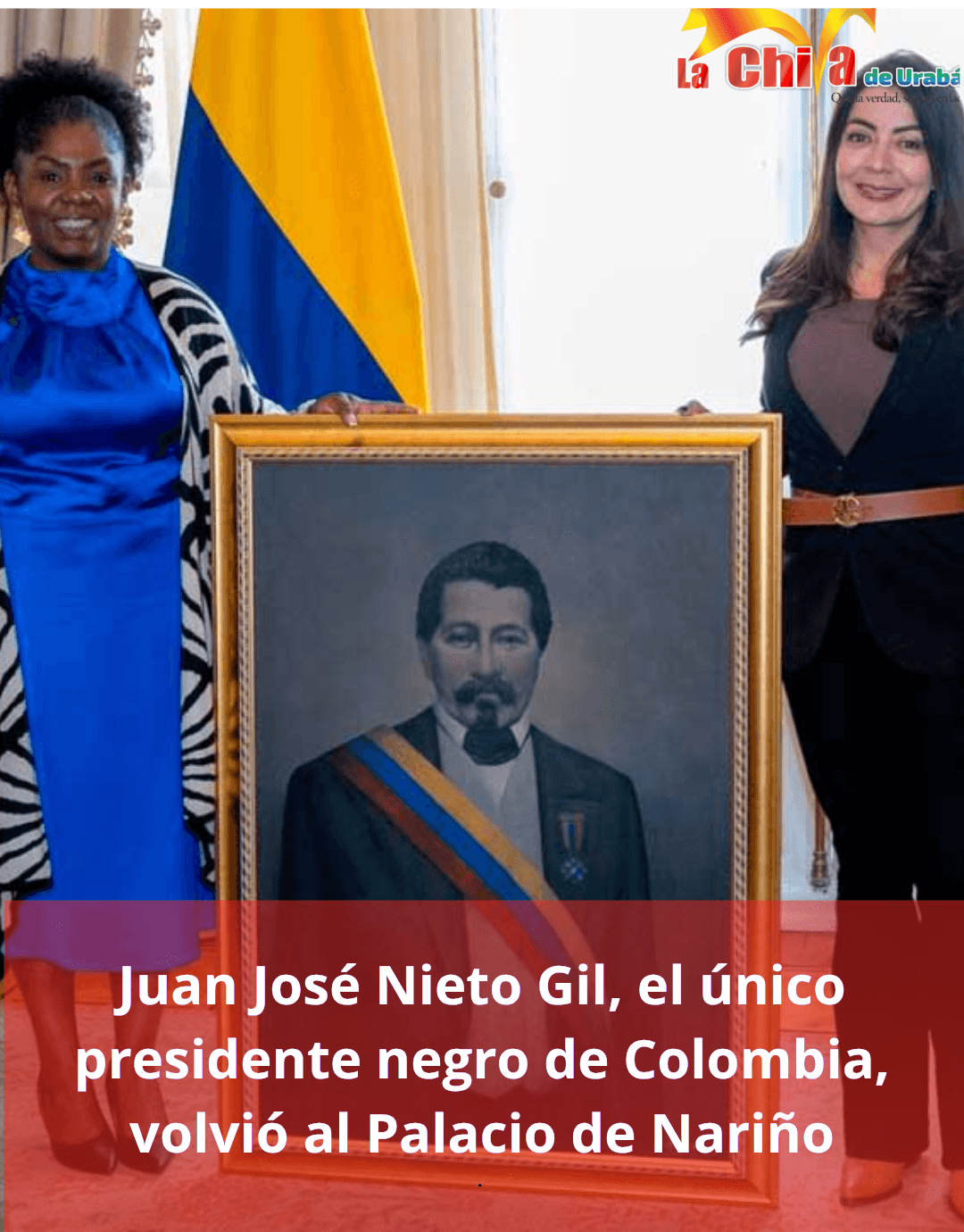 Juan José Nieto Gil, el único presidente afrodescendiente regresó al Palacio de Nariño